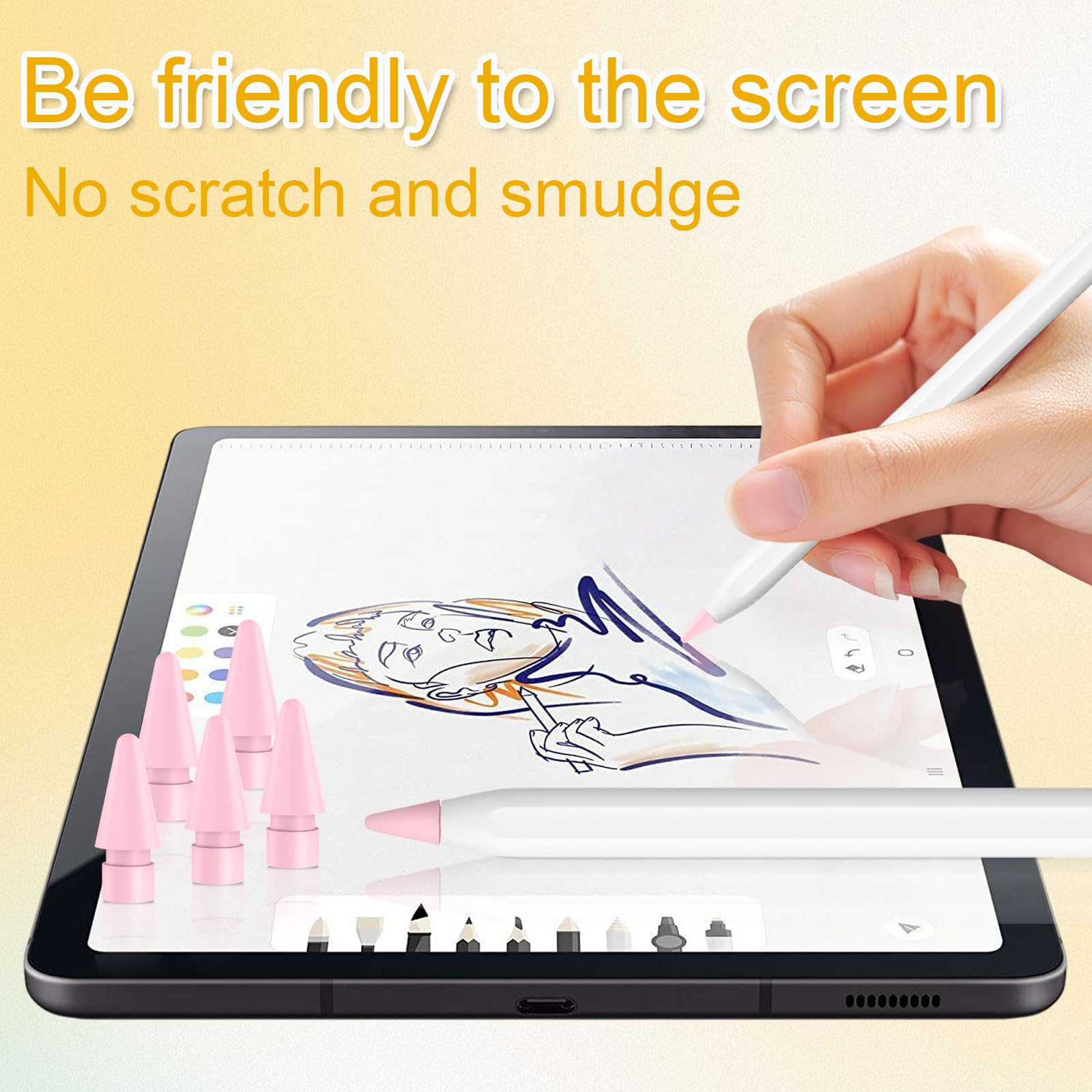 Amazon.co.jp: MXCOIRTP 5パック カラーアップルペンシルチップ iPad用